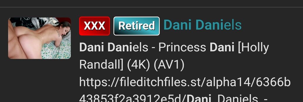 🔥 Dani daniels  page leaked private photo uncensored full