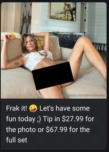 🔥 Tricia helfer leaked private photo uncensored full